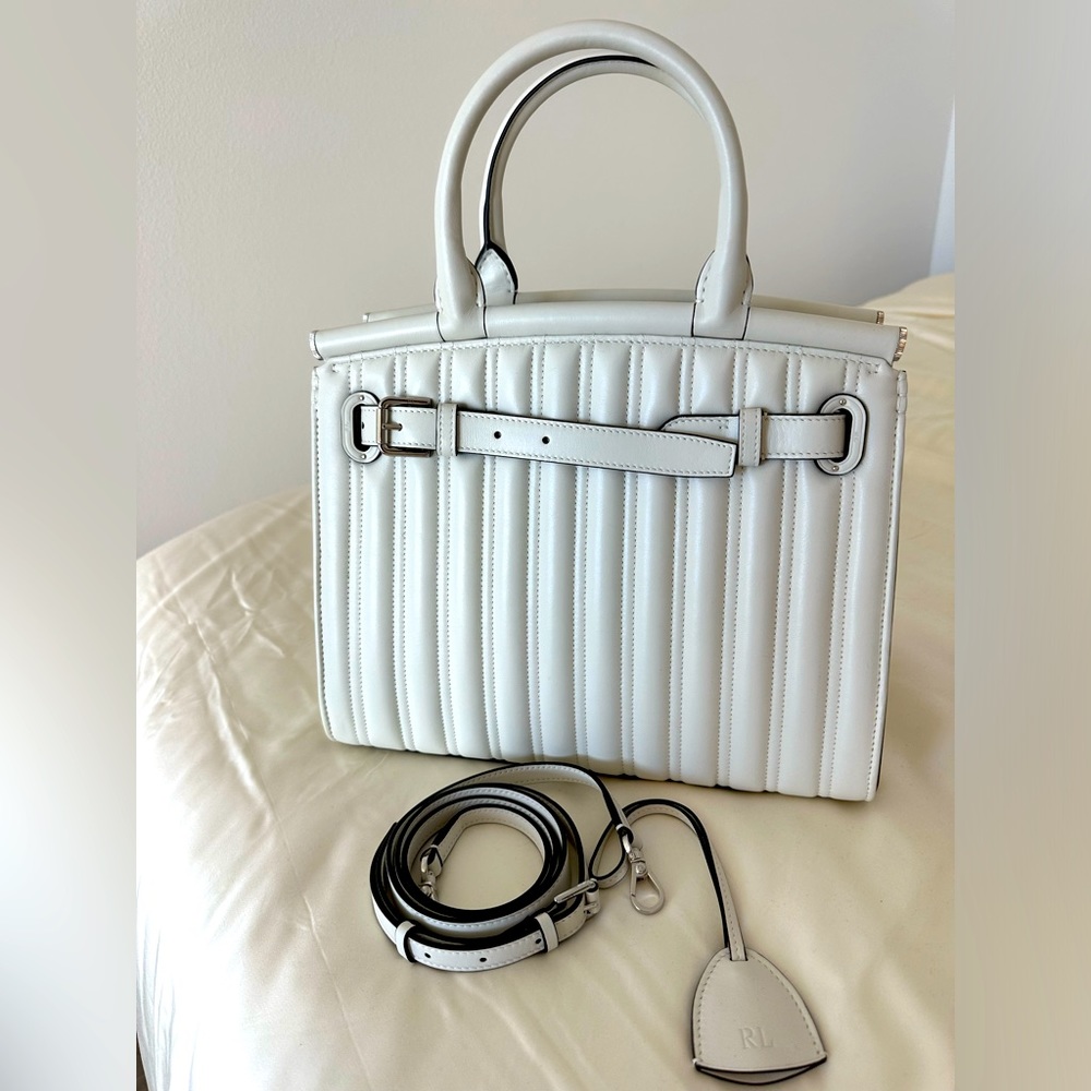 RL50 Quilted Calfskin Medium Bag